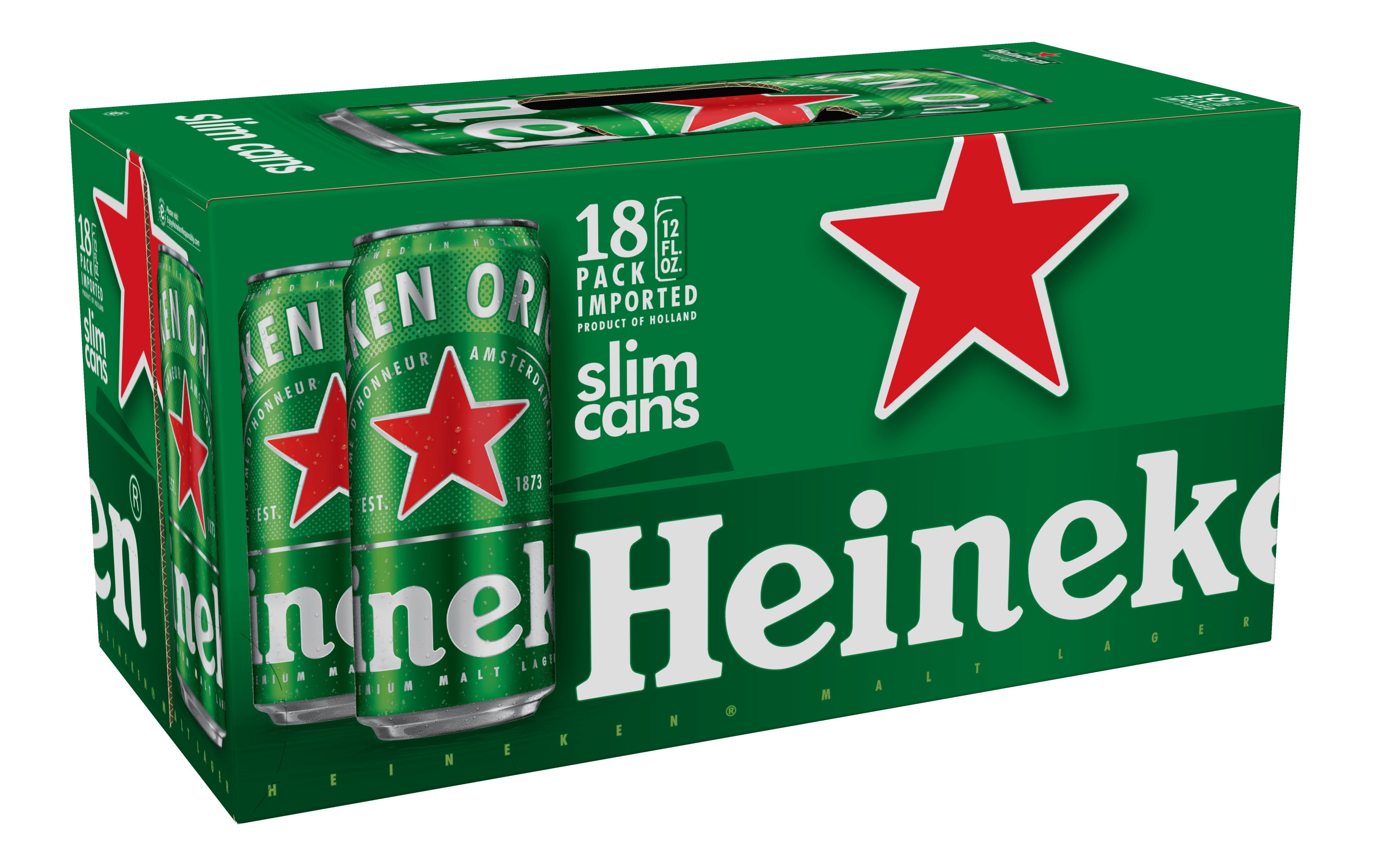 Heineken 18 Cans > Beer > Parkside Liquor Beer & Wine