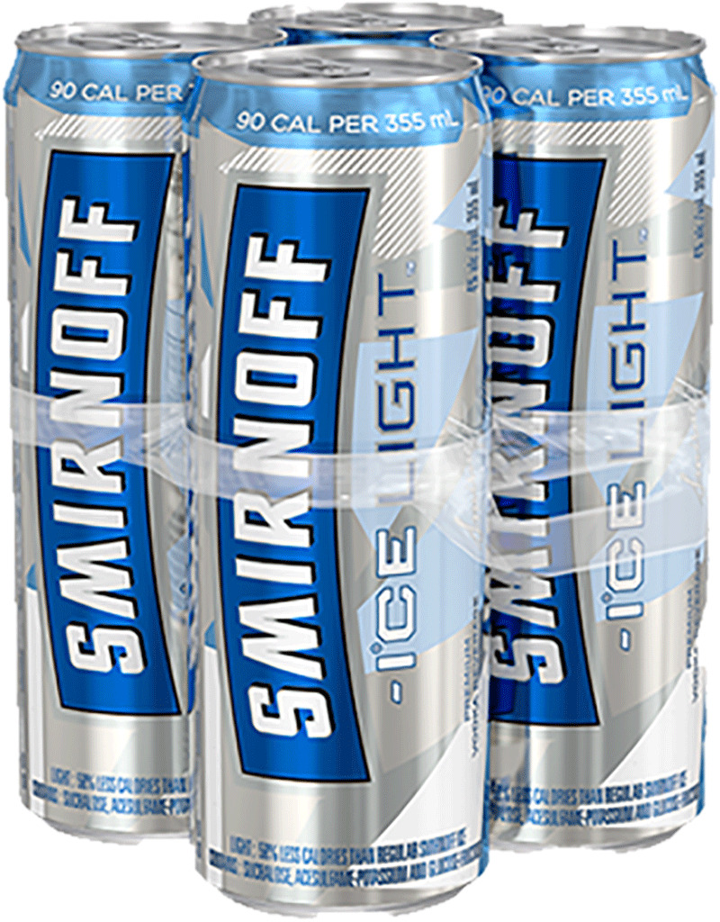 Smirnoff Ice Light Original 4 Cans > Coolers > Parkside Liquor