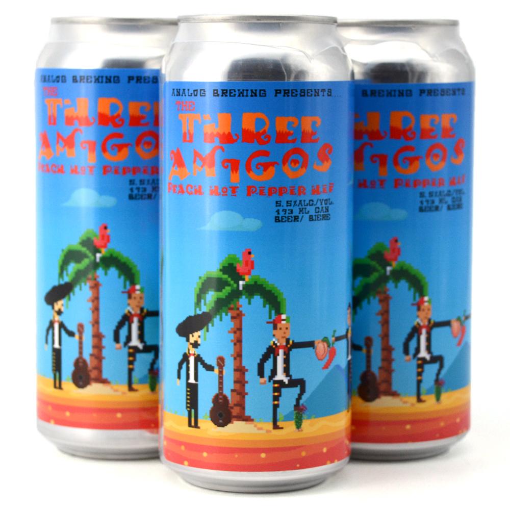 Analog Peach Hot Pepper Hefe 4 Cans Beer Parkside Liquor Beer And Wine