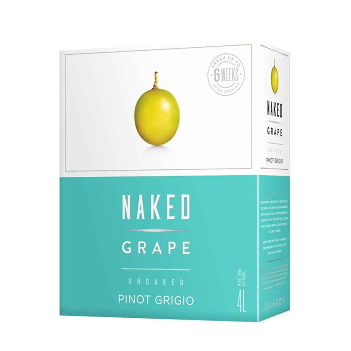 Naked Grape Pinot Grigio 4000ml > Boxed Wine > Parkside Liquor Beer & Wine