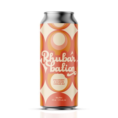 Cabin Brewing Rhubarbation Strawberry & Rhubarb Cobbler Ale 4 Cans ...