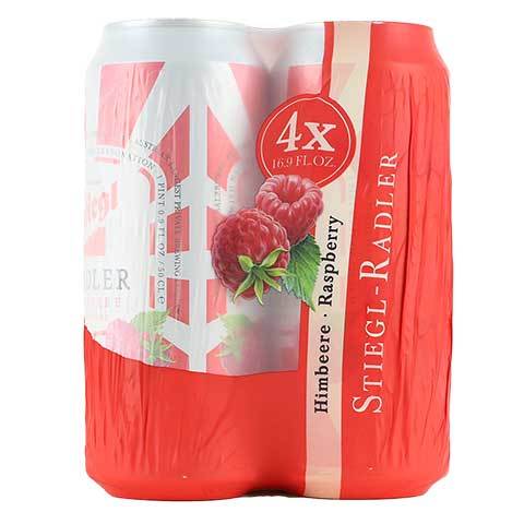 Stiegl Raspberry Radler Himbeere 4 Cans > Beer > Parkside Liquor Beer & Wine