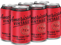 American Vintage Iced Tea Raspberry 6 Cans