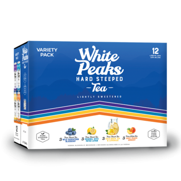 White Peaks Tea Variety Pack 12 Cans