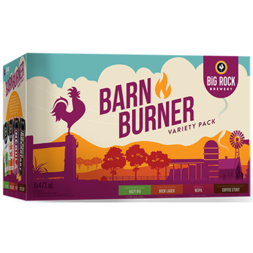 Big Rock Barn Burner Variety Pack 8 Cans