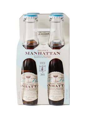 Dillon's Pre-Mixed Manhattan 4 Bottles