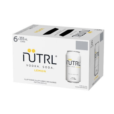 Nutrl Lemon Vodka Soda