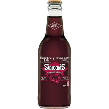 Stewart's Black Cherry Soda 355ml