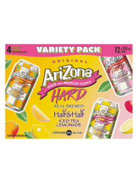 Arizona Hard Iced Tea Half & Half Mixer 12 Cans 
