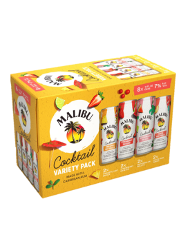 Malibu Mixer Pack 8 Cans 