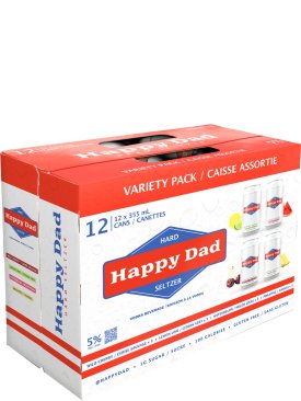 Happy Dad Hard Seltzer Variety Pack 12 Cans