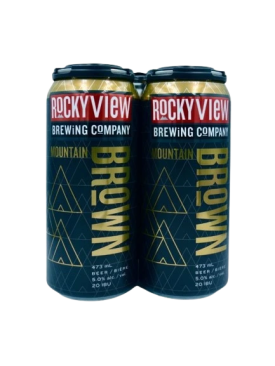 Rocky View Brewing Brown Ale 4 Cans 