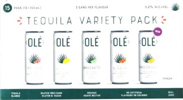 Ole Tequila Variety Pack 15 Cans