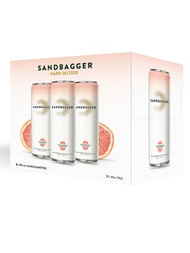 Sandbagger Pink Grapefruit Hard Seltzer 6 Cans