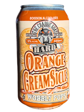 Crabbie Goat Wobbly Pops Hard Orange Creamsicle 4 Cans