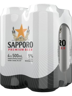 Sapporo 4 Cans