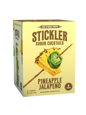 Stickler Pineapple Jalapeno 4 Cans
