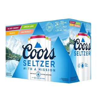 Coors Seltzer Mixer Pack 24 Cans