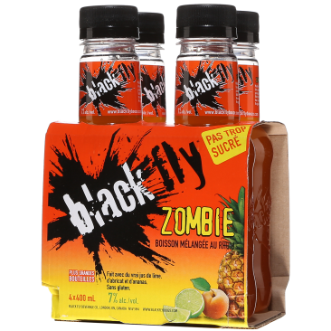 Black Fly Rum Zombie 4 Bottles