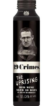 19 Crimes The Uprising Red Blend Aluminum Bottle