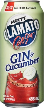 Mott's Cucumber Gin Caesar 458ml