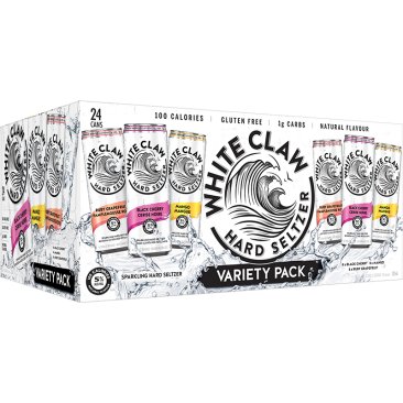 White Claw Variety Pack  24 Cans