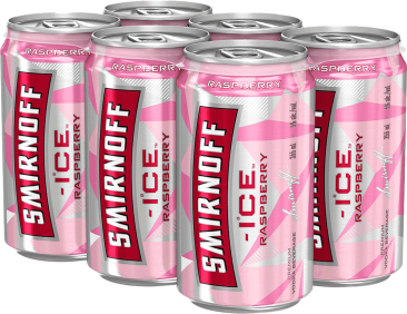 Smirnroff Ice Raspberry 6 Cans