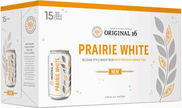 Original 16 Prairie White Wheat Ale 15 Cans