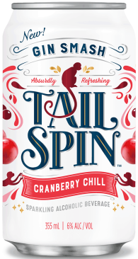 Tail Spin Cranberry Chill Gin Smash 6 Cans