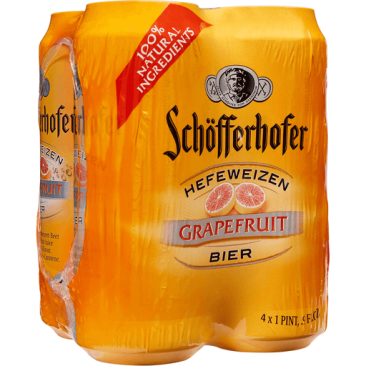 Schofferhofer Grapefruit 4 Cans