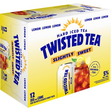 Twisted Tea Slightly Sweet 12 Cans
