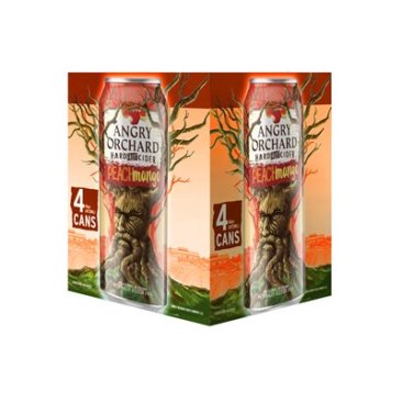 Angry Orchard Peach Mango 4 Cans > Cider > Parkside Liquor Beer & Wine