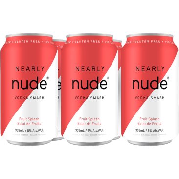 Nearly Nude Fruit Splash 6 Cans