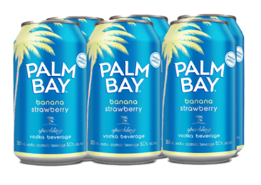 Palm Bay Banana Strawberry 6 Cans