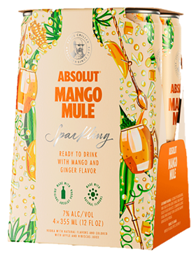 Absolut Mango Mule 4 Cans
