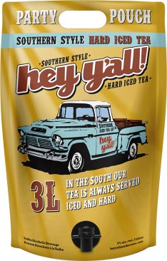 Hey Y'All Original Hard Iced Tea Party Pouch 3000ml