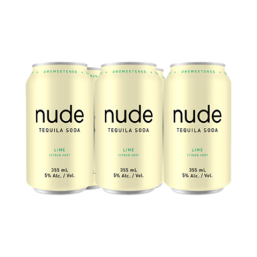 Nude Tequila Soda Lime 6 Cans