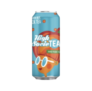 High Societea Hard Peach Tea 473ml