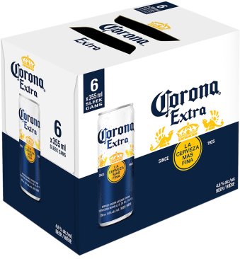 Corona Extra 6 Cans 