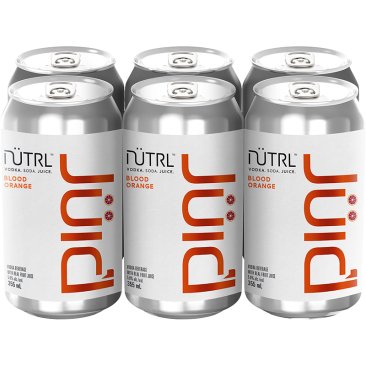 Nutrl Juic'D Vodka Blood Orange 6 Cans