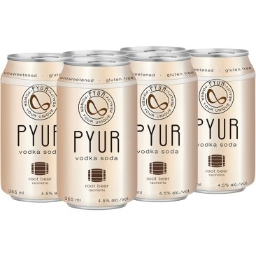 Pyur Vodka Soda Peach 6 Cans