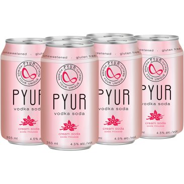 Pyur Vodka Soda Cream Soda 6 Cans