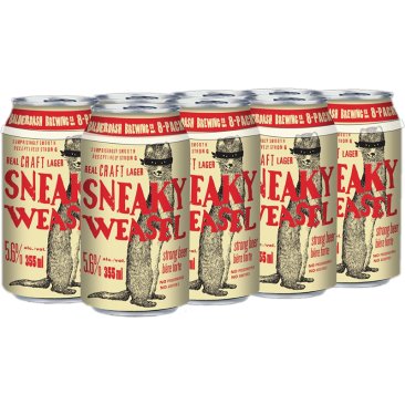 Balderdash Brewing Sneaky Weasel Craft Lager 8 Cans