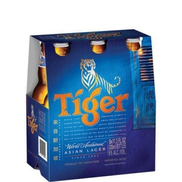 Tiger Lager 6 Bottles