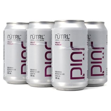 Nutrl Juic'D Vodka Soda Fruit Punch 6 Cans