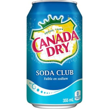 Canada Dry Club Soda 355ml