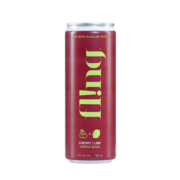 Fling Cherry Lime Vodka Soda 6 Cans