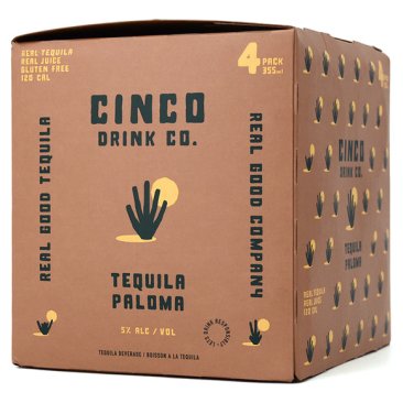Cinco Drink Company Tequila Paloma 4 Cans