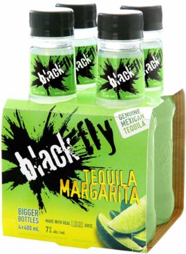 Black Fly Tequila Margarita 4 Bottles