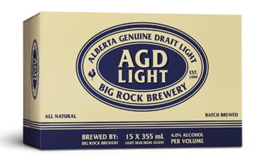 Alberta Genuine Draft Light 15 Cans